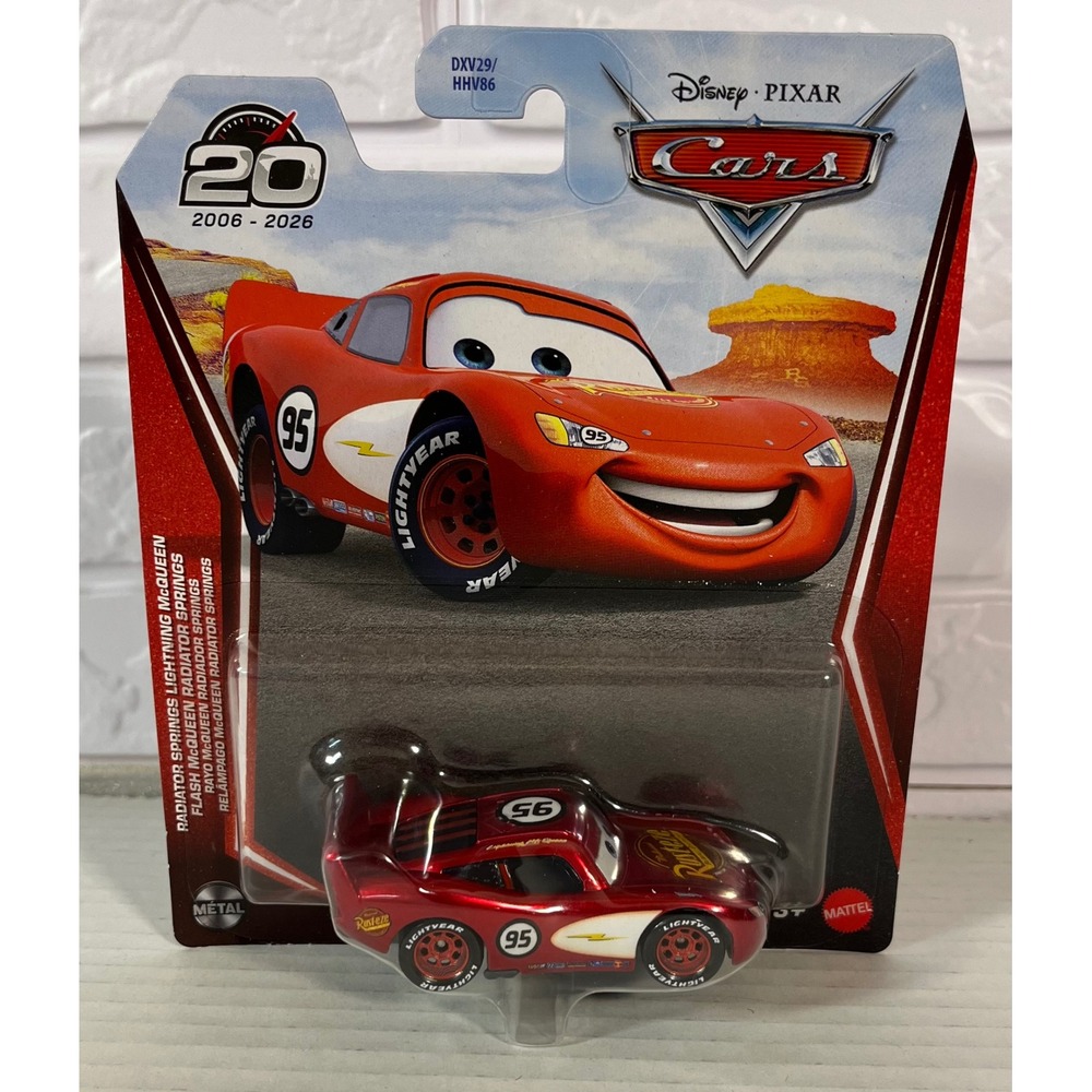 Mattel Disney Pixar Cars Toy Unisex 1:55 Red Radiator Springs Lightning McQueen